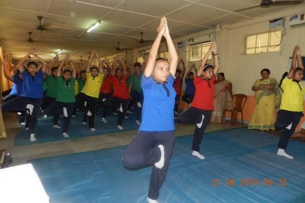Celebration of International Yoga Day.

